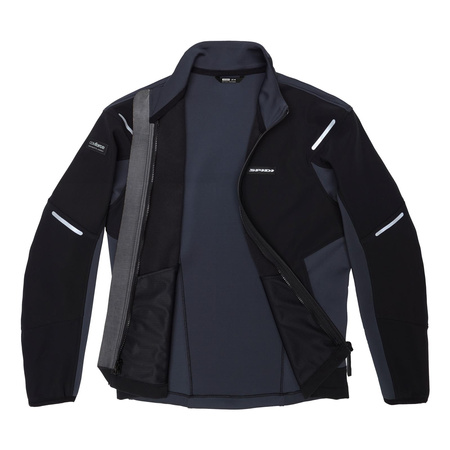 Kurtka motocyklowa SPIDI MISSION-T SOFTSHELL BLACK czarny