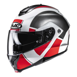 Kask szczękowy HJC C91N JYN WHITE/RED biały czerwony