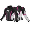 Kombinezon motocyklowy dwuczęściowy damski SHIMA MIURA 2.0 PINK czarny biały różowy