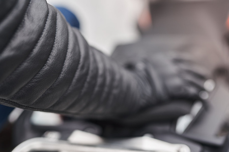 Kurtka motocyklowa skórzana Shima WINCHESTER 2.0 czarny