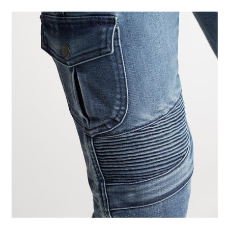 Spodnie jeans damskie BROGER OHIO WASHED BLUE niebieski