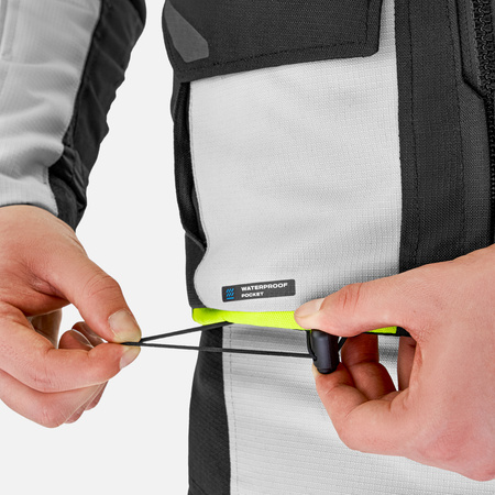 Kurtka motocyklowa SHIMA DUNE FLUO czarny szary żółty fluo