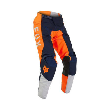 Dziecięce spodnie motocyklowe cross offroad FOX 180 Nitro Fluo pomarańczowy Junior