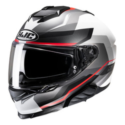 Kask motocyklowy integralny HJC I71 Nior szary/czerwony