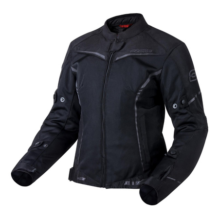 Damska kurtka motocyklowa miejska tekstylna OZONE JET II czarna