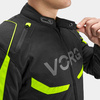 Kurtka motocyklowa VORG HORNET FLUO czarny żółty fluo