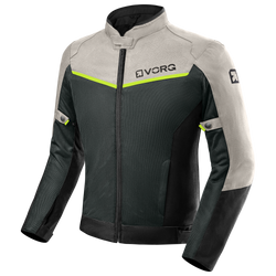 Kurtka motocyklowa VORG NANO GREY szary czarny żółty fluo