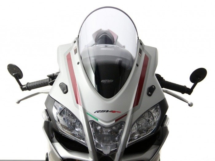 Szyba motocyklowa MRA APRILIA RSV 4 RR/RF, RK /RR /RF, 2015-, forma R, bezbarwna