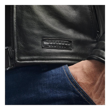 Kurtka motocyklowa skórzana Rebelhorn HUNTER II czarny mat