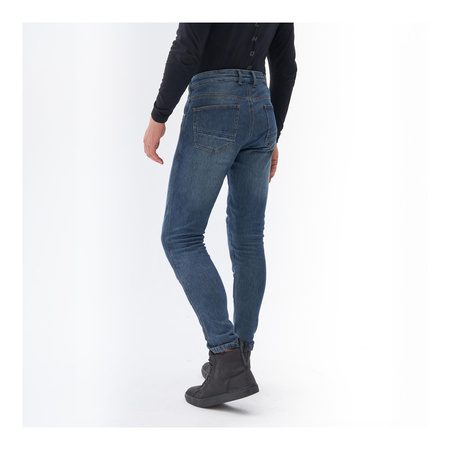Jeansy motocyklowe Rebelhorn NOMAD TAPERED FIT niebieski