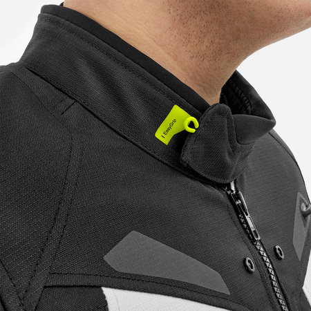 Kurtka motocyklowa SHIMA DUNE FLUO czarny szary żółty fluo