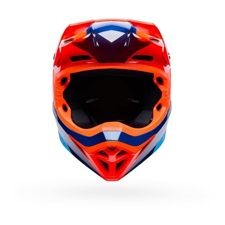 Kask cross BELL MX-10 MIPS WAVE ORANGE BLUE pomarańczowy niebieski