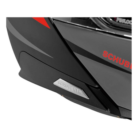 Kask motocyklowy SCHUBERTH C5 ECE ECLIPSE ANTHRACITE czarny grafitowy czerwony