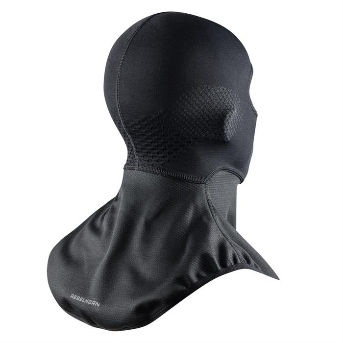 Kominiarka motocyklowa termoaktywna Rebelhorn THERM II WINDSTOPPER czarny-szary