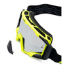 Gogle motocyklowe IMX Sand Fluo Yellow Matt/Black - Szyba Silver Iridium + Clear (2 Szyby W Zestawie)