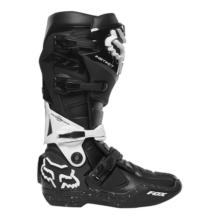 Buty motocyklowe cross/mx FOX INSTINCT 2.0 BLACK/WHITE czarny biały