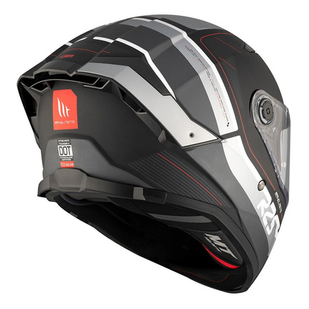Kask motocyklowy MT THUNDER 4 SV R25 MATT BLACK/GREY czarny szary