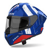 Kask motocyklowy AIROH MATRYX SCOPE BLUE/RED GLOSS niebieski czerwony biały