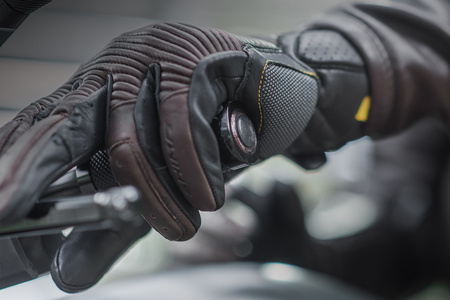 Rękawice motocyklowe miejskie Shima BLAKE GLOVES brązowy