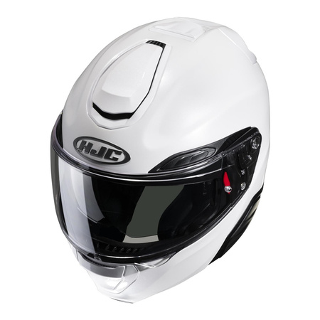 Kask motocyklowy szczękowy HJC RPHA 91 perłowy biały
