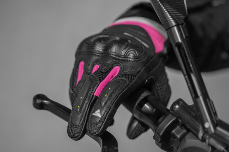 Damskie rękawice motocyklowe miejskie Shima RUSH GLOVES różowy