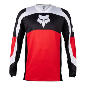Bluza koszulka motocyklowa rowerowa cross offroad mtb FOX 180 Nitro Fluo czerwony
