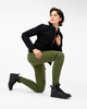 Damskie jeansy motocyklowe Shima GIRO 3.0 khaki