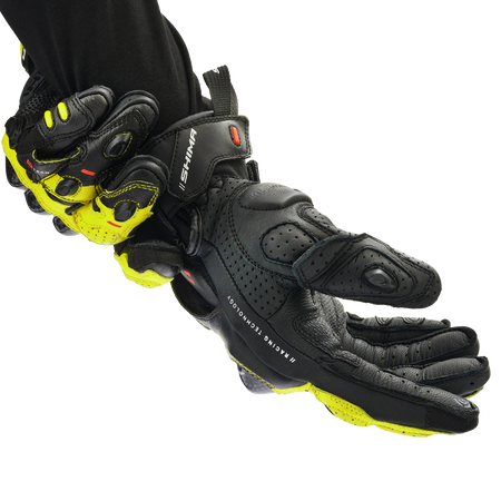 Rękawice motocyklowe SHIMA XRS-3 YELLOW FLUO żółty fluo