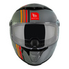 Kask motocyklowy MT THUNDER 4 SV MIL MATT GREY szary czerwony