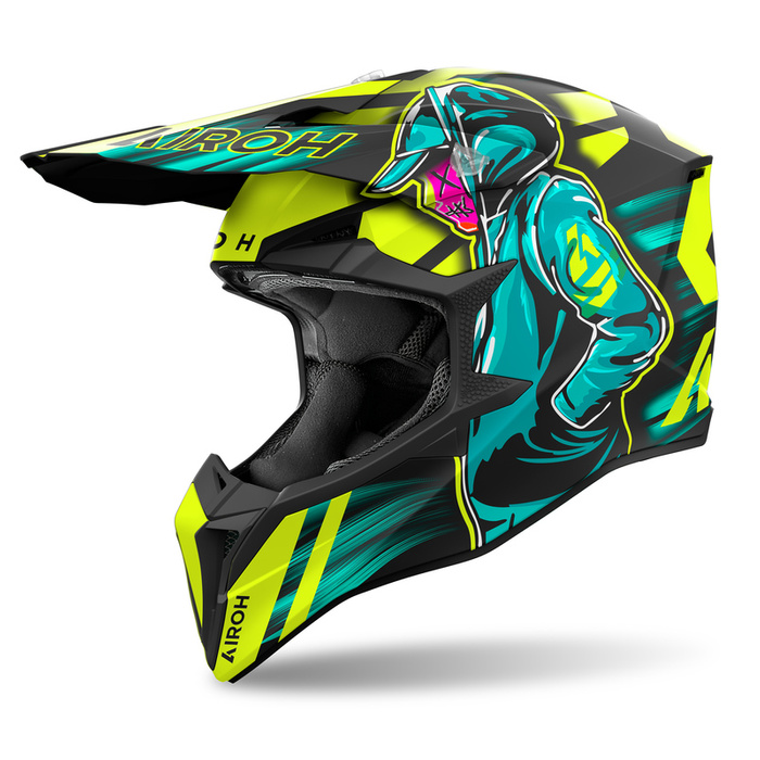 Kask motocyklowy AIROH Wraaap Cyber