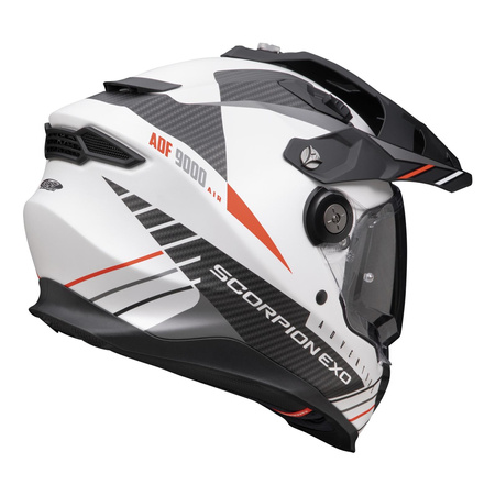 Kask motocyklowy SCORPION ADF-9000 AIR FEAT WHITE/BLACK/RED biały czarny czerwony