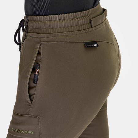 Spodnie jeans damskie SHIMA JOGGSY LADY KHAKI zielony