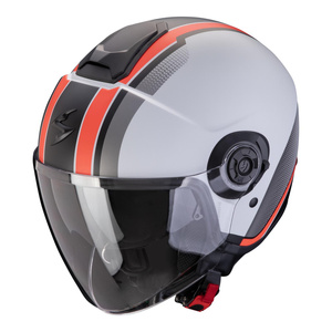 Kask motocyklowy SCORPION EXO-CITY II VEL GREY/RED szary czerwony