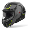 Kask motocyklowy AIROH MATHISSE II GENIUS YELLOW MATT żółty fluo szary czarny