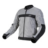 Kurtka motocyklowa tekstylna miejska OZONE DART SILVER czarna
