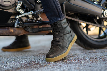 Buty motocyklowe trampki Shima BLAKE BOOTS brązowy