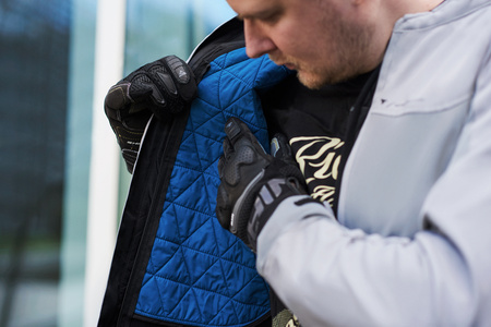 Kurtka motocyklowa tekstylna miejska Shima OPENAIR szary