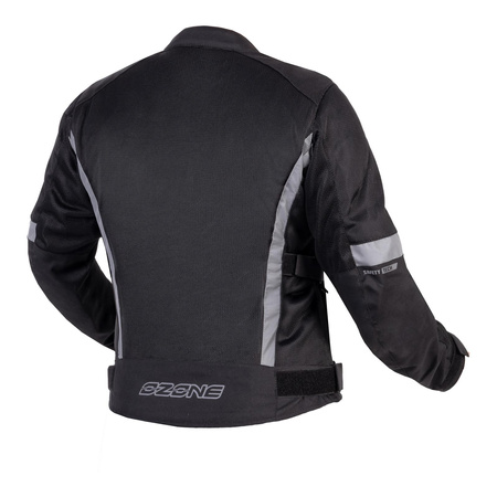 Damska kurtka motocyklowa miejska tekstylna OZONE DART czarna