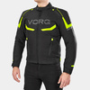 Kurtka motocyklowa VORG HORNET FLUO czarny żółty fluo
