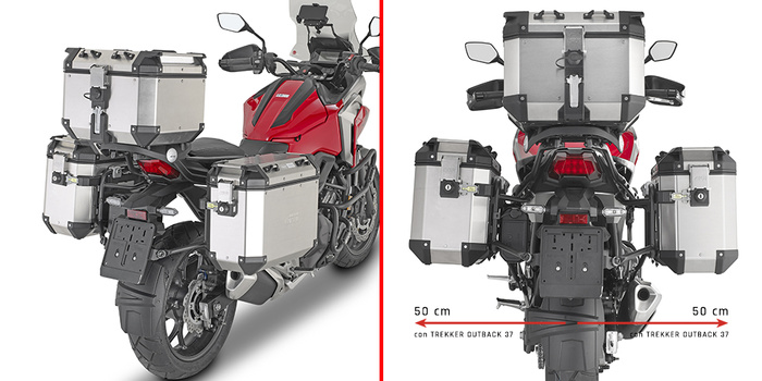 Stelaż kufrów bocznych GIVI One-Fit Monokey - Honda NC750X (2021-2022)