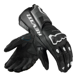 Rękawice motocyklowe sportowe REVIT QUANTUM 3 BLACK/WHITE czarny biały