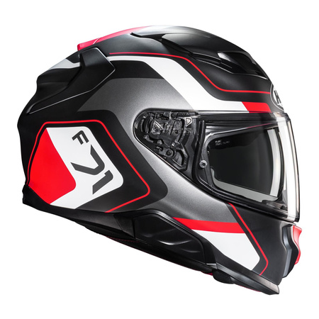 Kask motocyklowy integralny HJC F71 Arcan czarny/czerwony