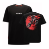 Koszulka codzienna T-shirt REBELRUSH MOTO CROSS BLACK czarny