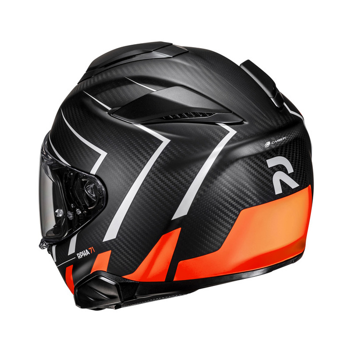 Kask motocyklowy integralny HJC RPHA 71 Carbon Cano czarny/szary/złoty