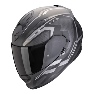 Kask motocyklowy SCORPION EXO-491 KRIPTA BLACK/SILVER czarny srebrny