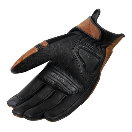 Rękawice motocyklowe miejskie Rebelhorn THUG II Vintage brązowy vintage