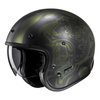 Kask motocyklowy otwarty HJC V31 Flame czarny