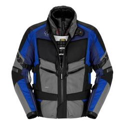 Kurtka motocyklowa SPIDI 4 SEASON EVO BLUE szary czarny niebieski