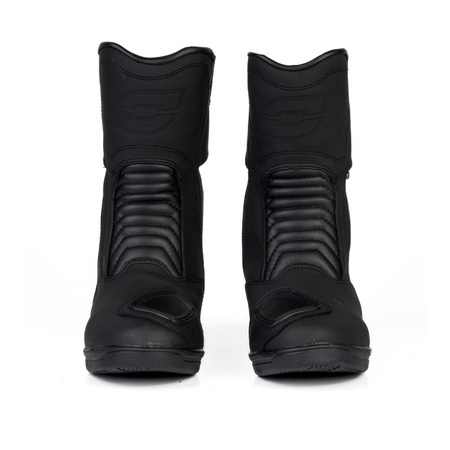 Damskie buty motocyklowe na obcasie OZONE RAPID HIGH HEEL matowy czarne