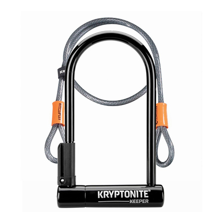 Zapięcie Motocyklowe KRYPTONITE Keeper 12 Standard – U-Lock z Linką, 102 mm x 203 mm – Uniwersalny